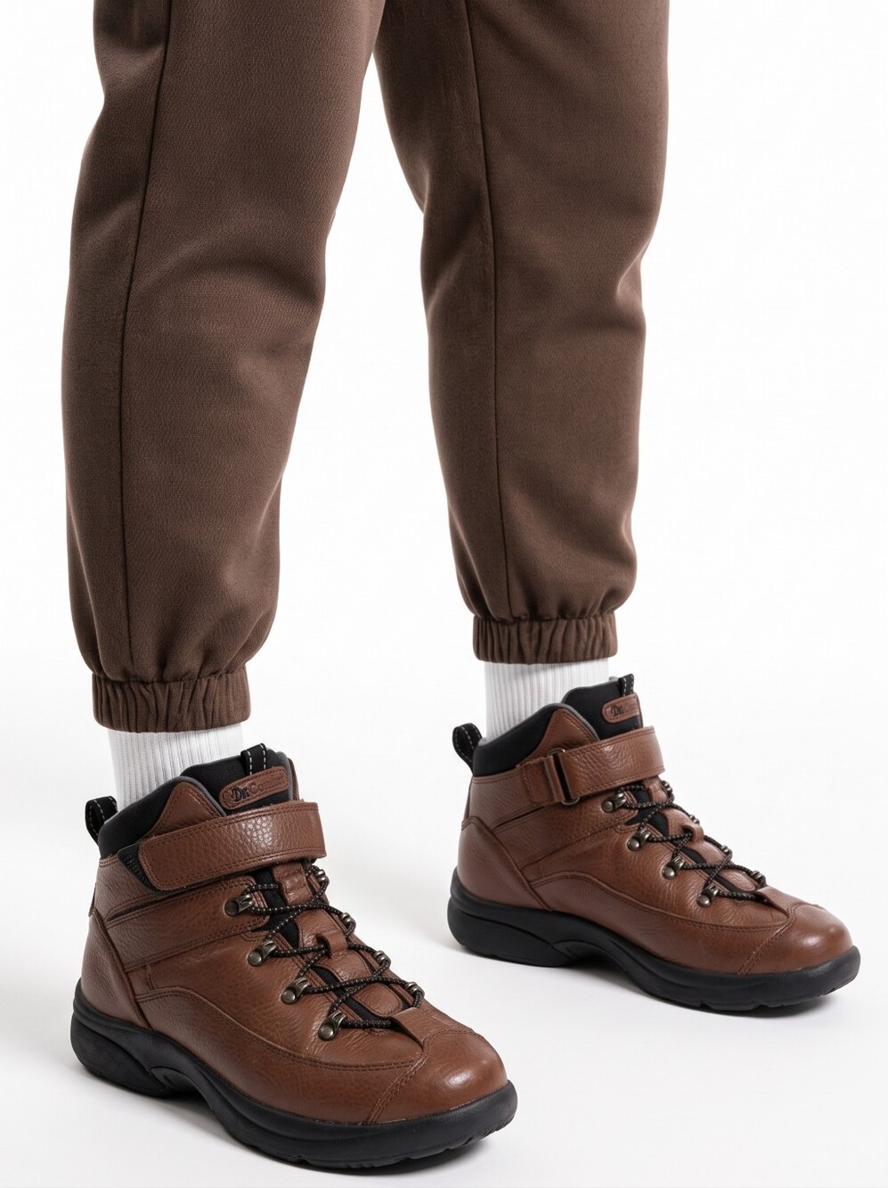 Dr. Comfort Chesnut Brown Leather Work Boots. Size 11